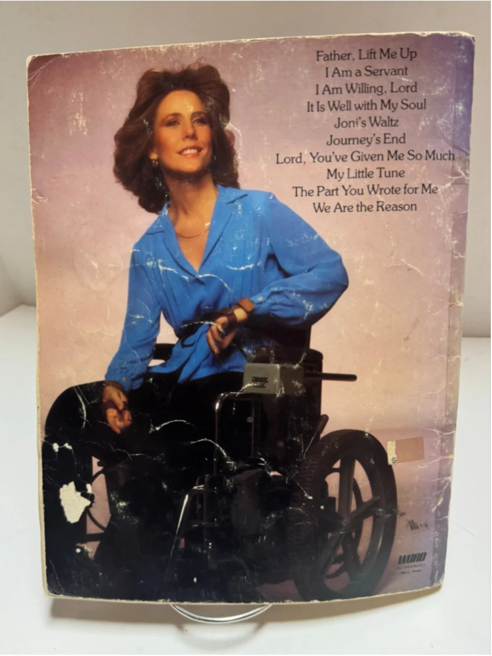 Joni Eareckson Joni's Song Music Book 1982 Inspirational